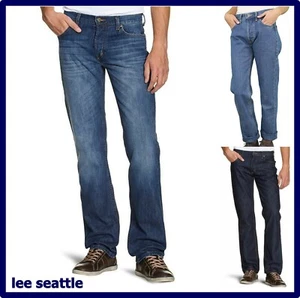 Jeans lee da uomo seattle svasati a gamba dritta regular Denim w30 w31 44 46 52 - Picture 1 of 29