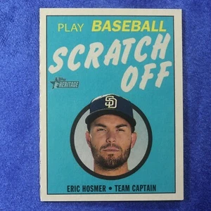 2019 Topps Heritage #18: Eric Hosmer [Scratch Off] (INS-195) - Picture 1 of 1