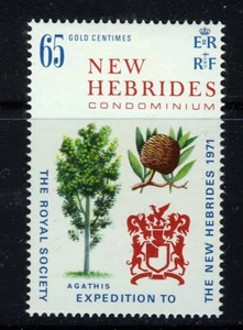 NEW HEBRIDES CONDOMINIUM 1971 Royal Society's Expedition SG 151 MINT - Picture 1 of 2