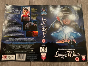 LADY IN WHITE - VIRGIN VIDEO - VHS TAPE COVER - BIG BOX - Picture 1 of 1