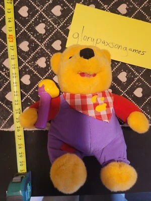 Disney Mattel Winnie The Pooh 1999 Interactive Plush Talk Move - Sin probar Foto 1 de 3