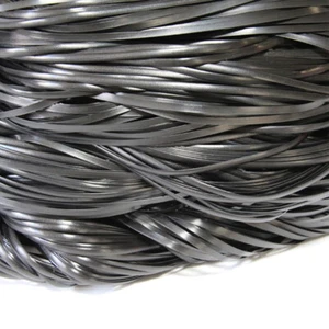 10M Plástico Negro Ratán Mimbre Tira Plana Muebles Silla de Reparación Tejido Artesanía - Imagen 1 de 6