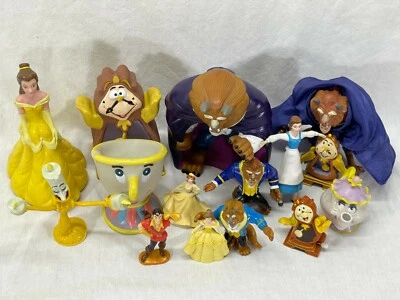 美女与野兽 PVC 公仔 15 件装 - Just Toys 麦当劳比萨小屋 — 第 1/4 张图片