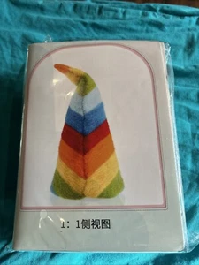 Handmade Felt Rainbow Wizard Hat - Picture 1 of 5