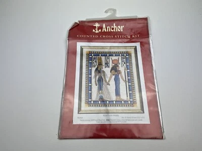 Anchor Egyptian Panel Counted Cross Stitch Pattern Only Coats Crafts 4P - Image 1 of 3