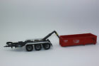 Wiking 077826 Krampe Hook Lift Thl 30 L With Roll Container Big Body 750 1:3 2