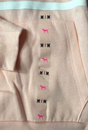 UNDERCOVER VICTORIA'S SECRET PINK Long Sleeved Hoodie Sweater Size M