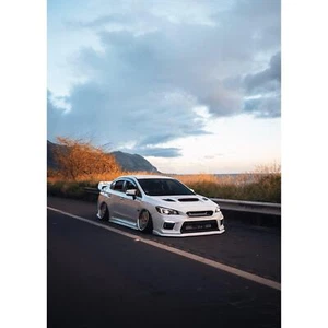 Slammed Subaru WRX Car Art Poster for Enthusiasts High Resolution #042 - Picture 1 of 15