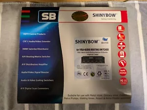 Shinybow SB-4106 4x1 VGA+Audio Routing Switcher (B) - Picture 1 of 4