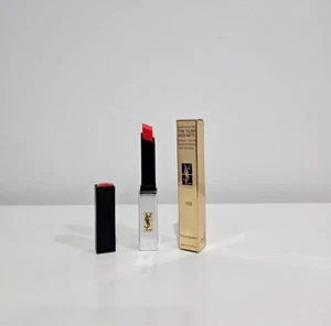 YSL Rouge Pur Couture SLIM SHEER MATTE Lipstick 103 Orange Provocant. New Tester - Picture 1 of 4