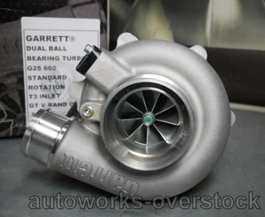 NEW GARRETT G-SERIES G25-660 T3 inlet, V-band outlet Turbo .92A/R 858161-5003S - Picture 1 of 5
