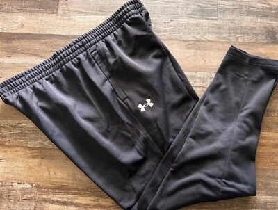 NUEVO Pantalones deportivos Under Armour 3XLT para hombre negros/blancos armadura polar 3XL altos Foto 1 de 2