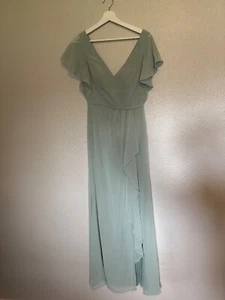 Never worn Sage Green Bridesmaid Dress - Picture 1 of 5