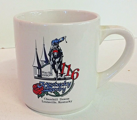 Vintage May 5 1990 Churchill Downs Louisville 116th Kentucky Derby Horse Logo Cover