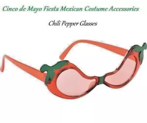Disfraz mexicano del Cinco de Mayo fiesta accesorios de calidad vasos de chile pimienta - Imagen 1 de 3