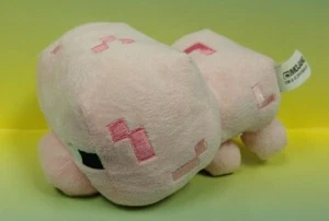  Minecraft Pink Pig Plush Stuffed Mojang Jinx Genuine Stuffed 2014 - Picture 1 of 2