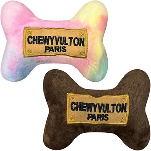 Dog Squeak Toys Plush Pet Teeth Grinding, Cute and Decoration, Shaped like a Bon - Picture 1 of 12