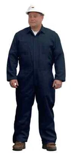 Topps FR Flame Resistant Indura Soft Navy Blue Coveralls Size 40R CO94M 3205 - Picture 1 of 1