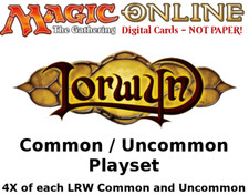 MTGO Magic Online LRW Lorwyn Playset 884 Cards 4x Common/Uncommon