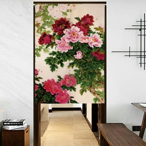 Chinese Door Half Curtain Japanese Noren Home Doorway Room Divider Blind Decor - Picture 1 of 22