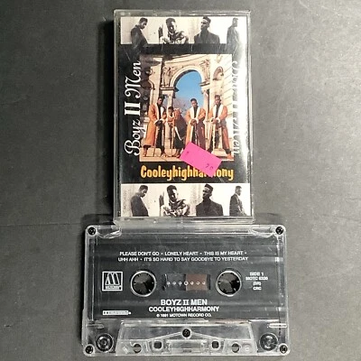 BOYZ II MEN - Cooleyhighharmony - 1991 -  Cassette Tape - Price Sticker - Image 1 of 2