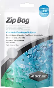 SEACHEM Medium Zip Bag 12.5"x5.5" (32 x 14cm) - Picture 1 of 1