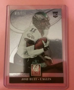 2014 Elite Josh Huff tarjeta de novato #153 numerada en serie 382/999 - Imagen 1 de 4