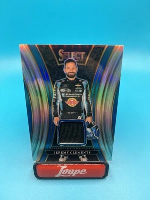 Jeremy Clements 2025 Panini Select Swatches Silver Prizm Firesuit Mem Chevy - Image 1 of 2