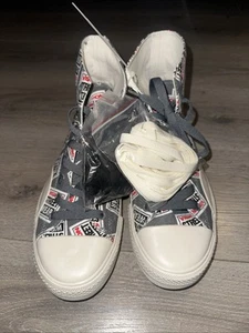 RARE Monogram Vision Street Wear Skate HiTop Shoes Size 8 - Picture 1 of 9
