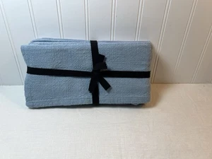 West Elm 18”x 18” Blue Napkins Read Set Of 4 - Picture 1 of 4