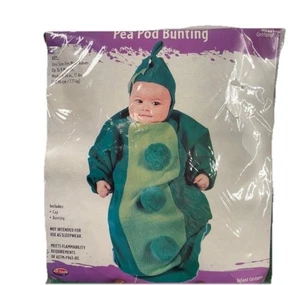 Erbsenschote Wimpel Säuglinge Kostüm - Einheitsgröße passt den meisten Babys bis zu 9 Monate - Neu - Bild 1 von 6