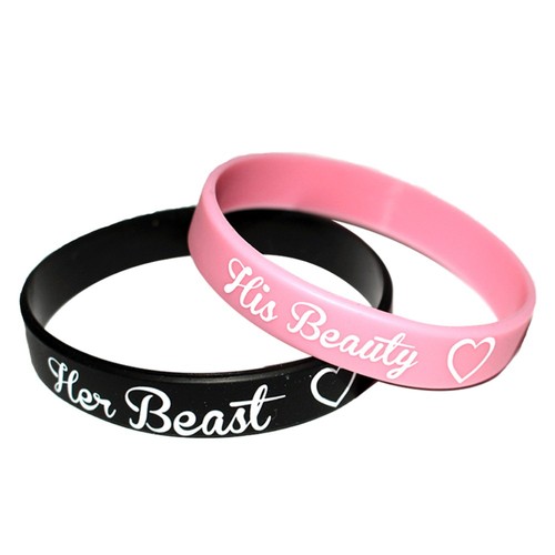 4 PEZZI Coppia Braccialetti Amanti Partner Bracciali San Valentino Braccialetti