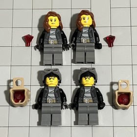 Lego 2014 City Police cty0456 Police Bandit Minifigures Lot Of 4 H4 11