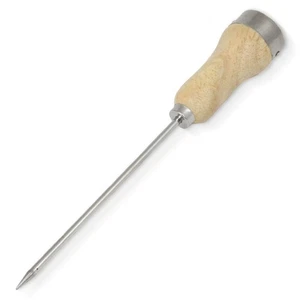 6 Inch Ice Pick With Wooden Handle Comfortable Grip For Kitchen And Bar Use - Picture 1 of 7