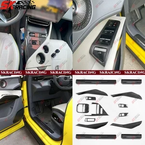 Fits Lotus Eletre 24+ LHD Plain Weave Dry Carbon Interior Console Cover Trim Kit - Bild 1 von 43