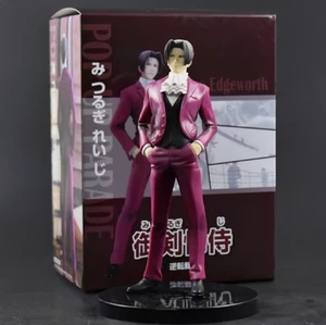 Ace Attorney Miles Edgeworth Figure Anime PVC Model Statue Doll Toys 18cm Gift - Picture 1 of 5