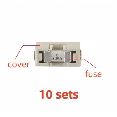 10 件装适用于 Roland FH-740 / RS-640 / XC-540 / XJ-540 熔断器外罩 3.15A — 第 1/4 张图片