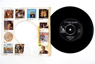 Canned Heat – Let's Work Together / I'm Her Man – 7" Vinyl – 1969 – VG+ - Image 1 of 4