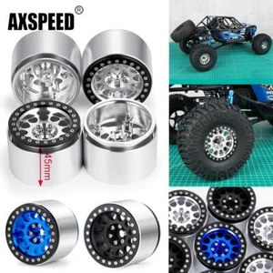AXSPEED 4x RC ROCK CRAWLER 2.2" Beadlock Felgen 45mm Breite für 1/10 WRAITH RR10 - Bild 1 von 31
