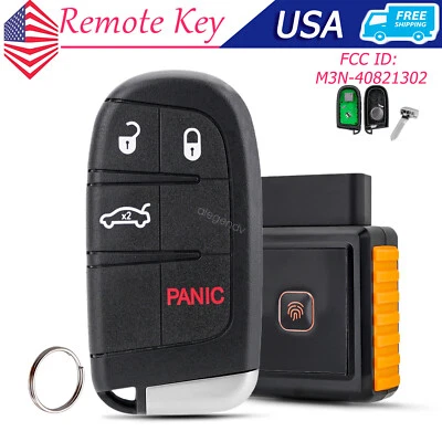 Llavero inteligente y programador Dodge Charger 2011 2012 2013 2014 2015 2016 2017 Foto 1 de 4