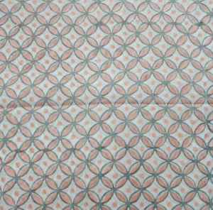 India Hand Block Printed Fabric Cotton Jaipuri Dress Fabric 5 Yard Use Kurti - Picture 1 of 2