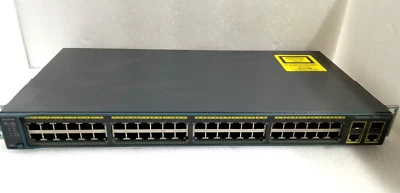 Cisco 2960 WS-C2960-48TC -L 48-Port 10/100 Ethernet Switch 2x SFP Uplink - Image 1 of 4