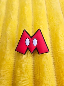Mickey Mouse Letter "M" shoe croc charm- - Picture 1 of 1