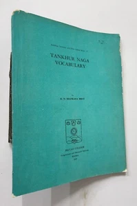 Sombrero, D.N. Shankara: Vocabulario Tankhur Naga. Deccan College, Poona, 1969 100p - Imagen 1 de 7