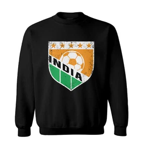 India Soccer - Distressed Indian Badge Proud Pride Toddler Crewneck Sweater - Picture 1 of 8