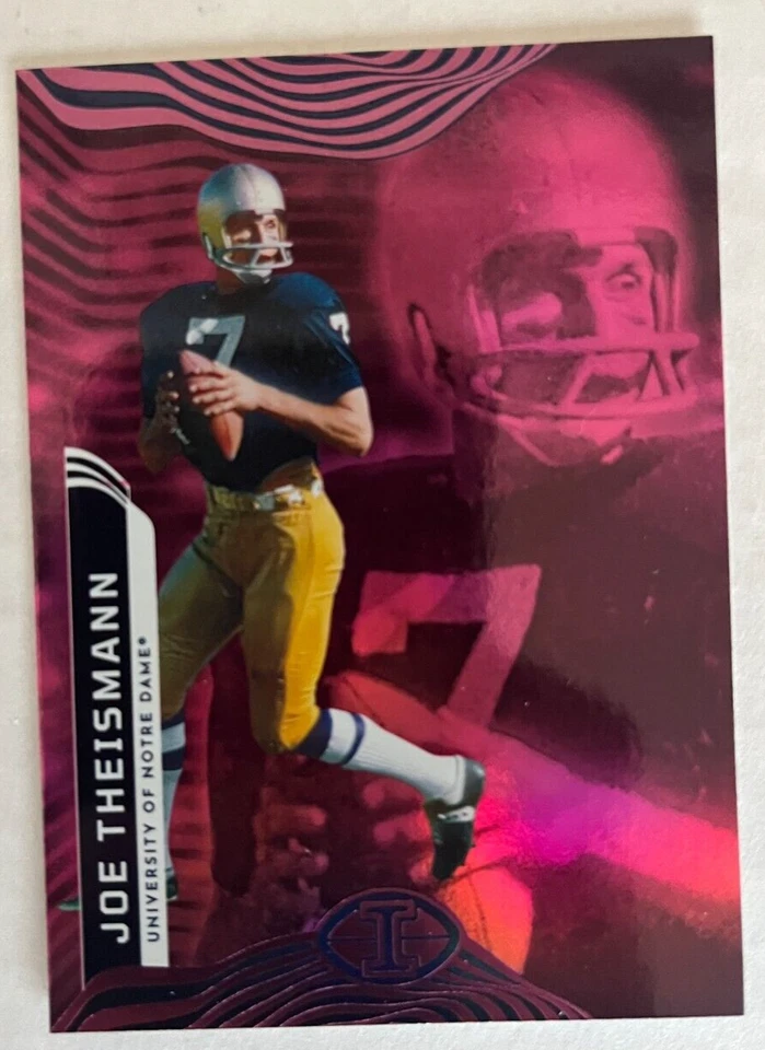 JOE THEISMANN 2023 Panini Chronicles Illusions Draft Picks PINK RC - Image 1 of 1