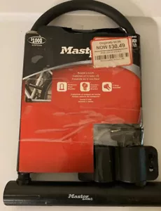 New Master Lock, 8170D, 4" x 8", U-Lock Bike Lock, 13MM Hardened Steel Shackle - Picture 1 of 4