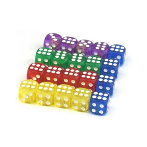 4x Dice Shaped Car Valve Stem Air Tire Caps Tyre Covers 6-Sided Die Clear - Picture 1 of 29