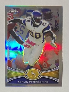 Adrian Peterson 2012 Topps Chrome REFRACTOR Card #158