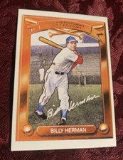 Billy Herman 1989 Kahn's / Hillshire Cooperstown Collection Card  #6